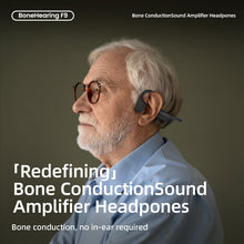 Load image into Gallery viewer, BOCOOLIFE BoneHearing F9 – Bone Conduction Hearing Aids for Mild to Moderate Hearing Loss | 10H Playtime, Magnetic Charging, Open-Ear Comfort