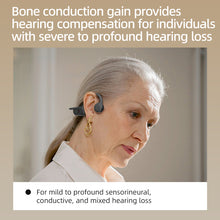 Load image into Gallery viewer, BOCOOLIFE BoneHearing F2C | Open-Ear Bone Conduction Hearing Aids for Mild Hearing Loss – DSP Dual Mic, 3 Modes, Fast Charging, IPX5 Waterproof