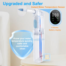 Load image into Gallery viewer, BOCOOLIFE Ear Wax Removal Electric Ear Cleaning Kit Waterproof Cleaner 4 Water Pressure Modes, Temperature Display, Ear Irrigation Flushing System Safe Effective Clean Wax Buildup, 10 Tips, Ear Basin